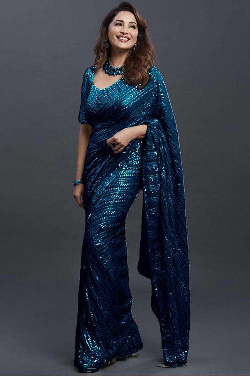 MADHURI SAREE COLOURS BY CREESTA A TO D SERIES WHOLESALE GEO...