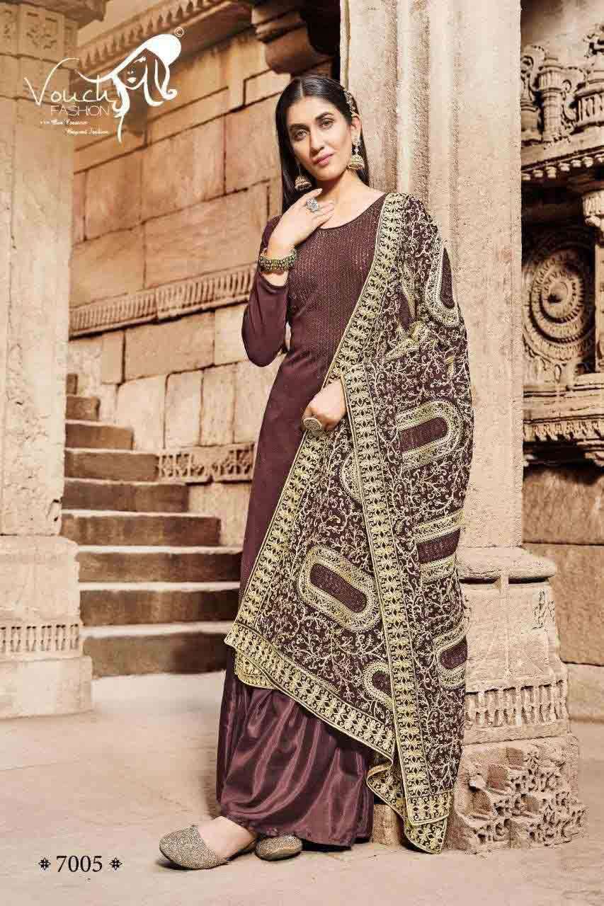 NAARI VOL-7 BY VOUCH FASHION 7001 TO 7005 SERIES WHOLESALE G...