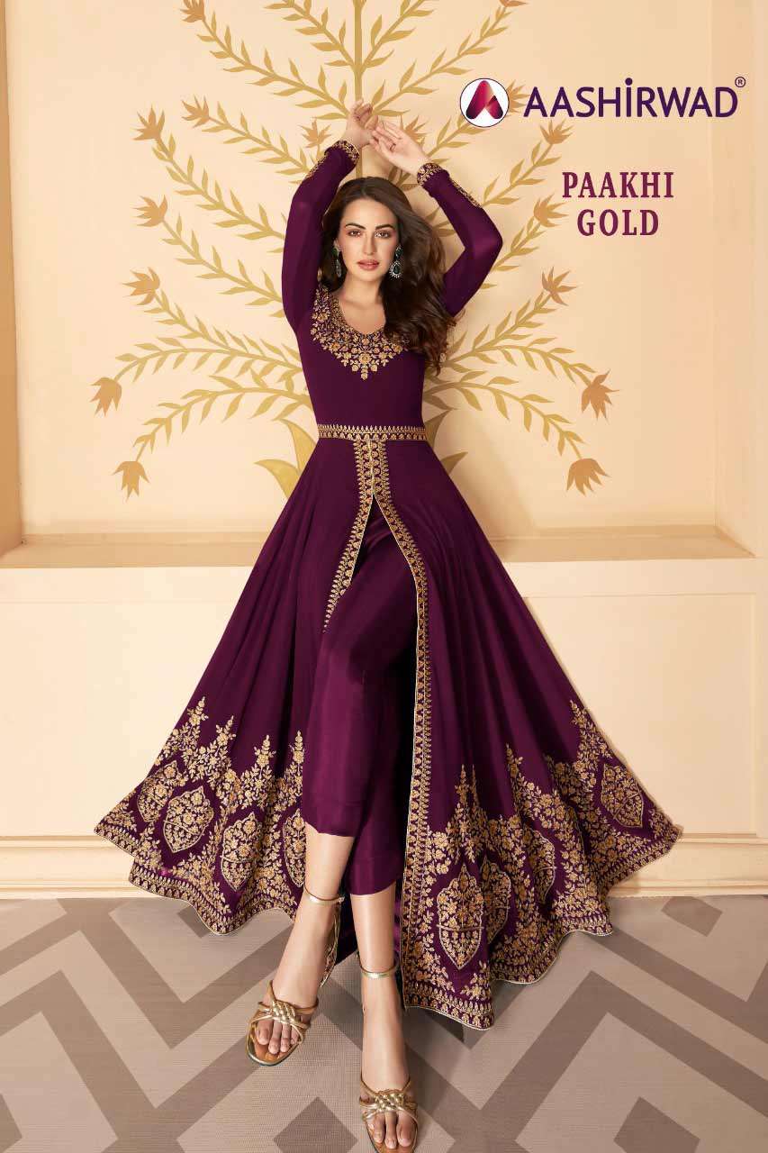 PAKHI GOLD BY AASHIRWAD CREATION 7216-A TO 7216-E SERIES WHO...