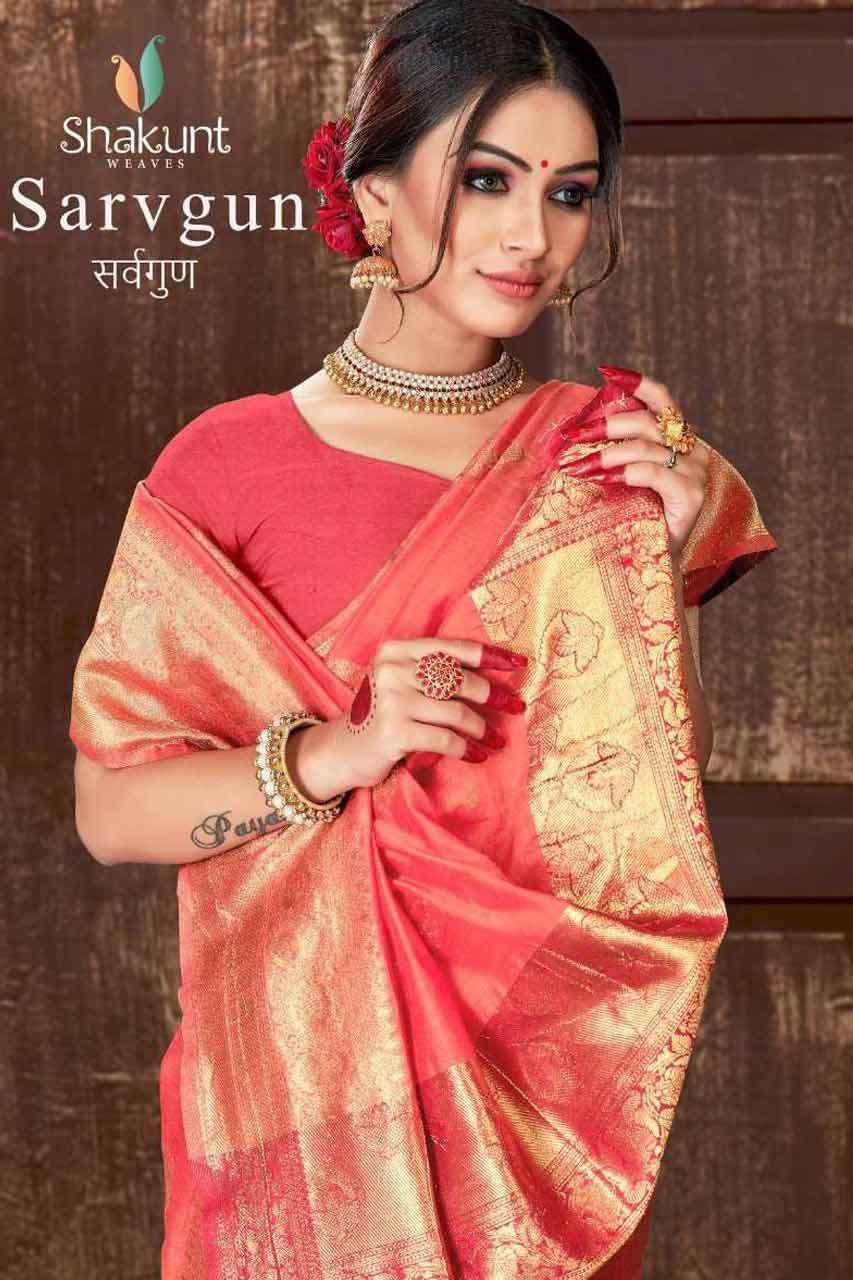SARVGUN BY SHAKUNT WEAVES 33343 TO 33348 SERIES WHOLESALE CO...