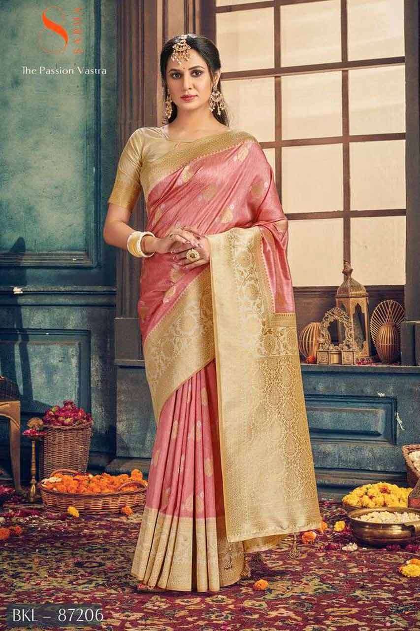 THE PASSION VASTRA BY AURA SAREES 87201 TO 87206 SERIES WHOL...