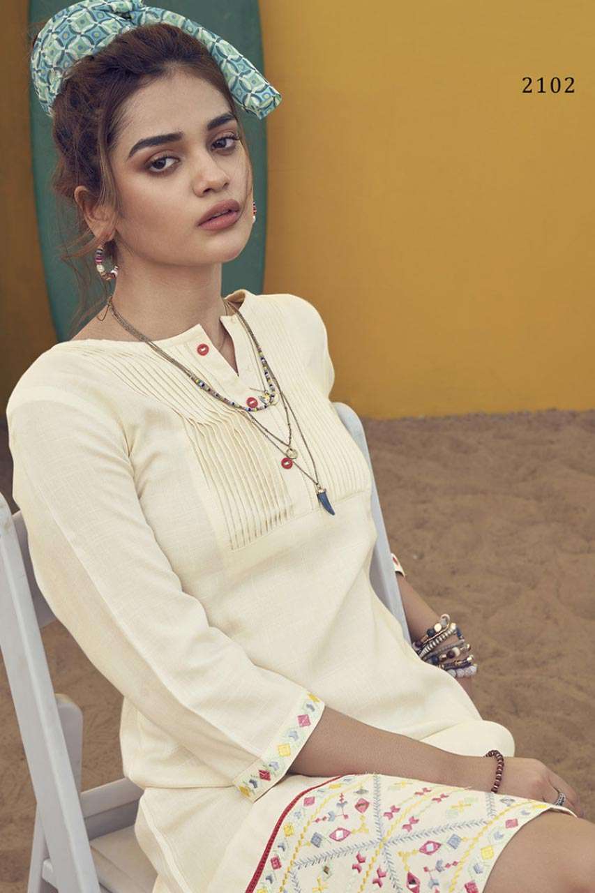 TUNICS TOPS VOL-21 BY VIGHNAHARTA EXPORTS 2101 TO 2106 SERIE...
