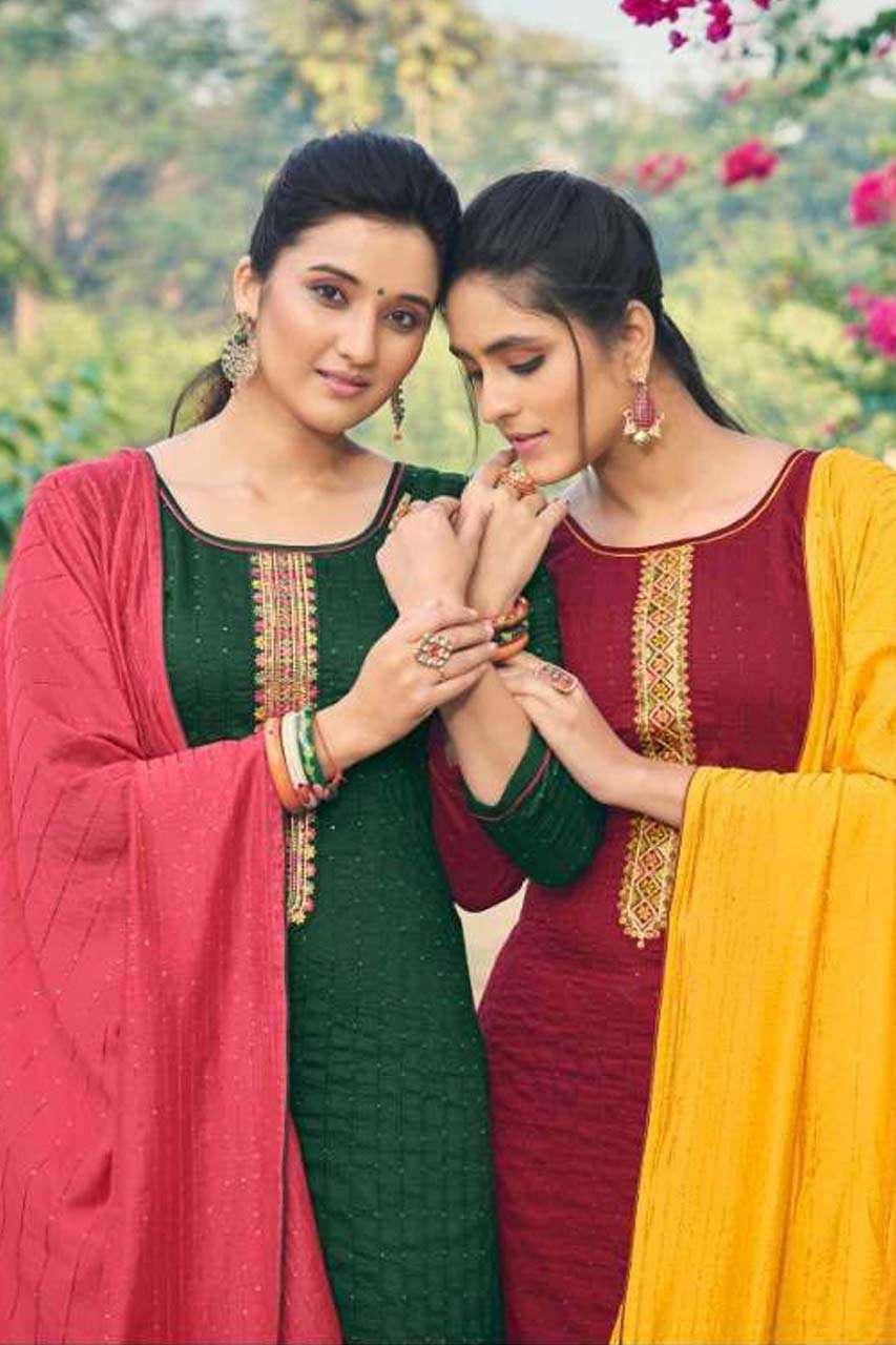 AAGAMAN VOL-3 BY PANCH RATNA 11741 TO 11745 SERIES WHOLESALE...