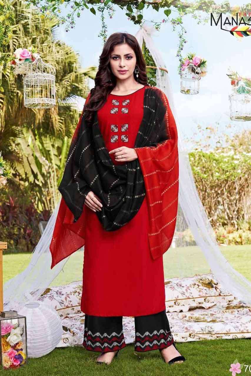 ALINA BY MANAS FAB 7001 TO 7006 SERIES WHOLESALE RAYON FULL ...