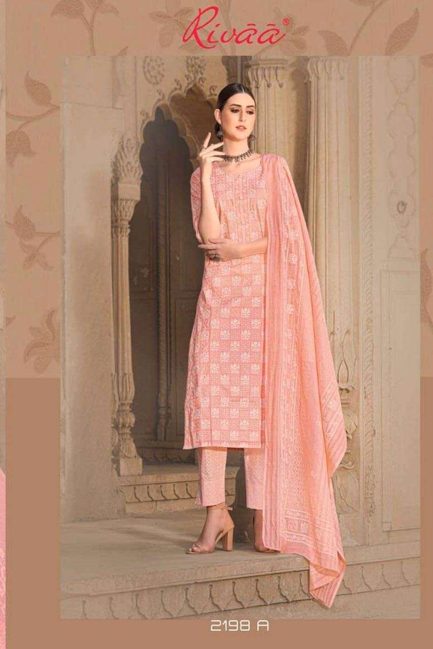 AMIRA BY RIVAA 2197A TO 2200B SERIES WHOLESALE COTTON UNSTIT...