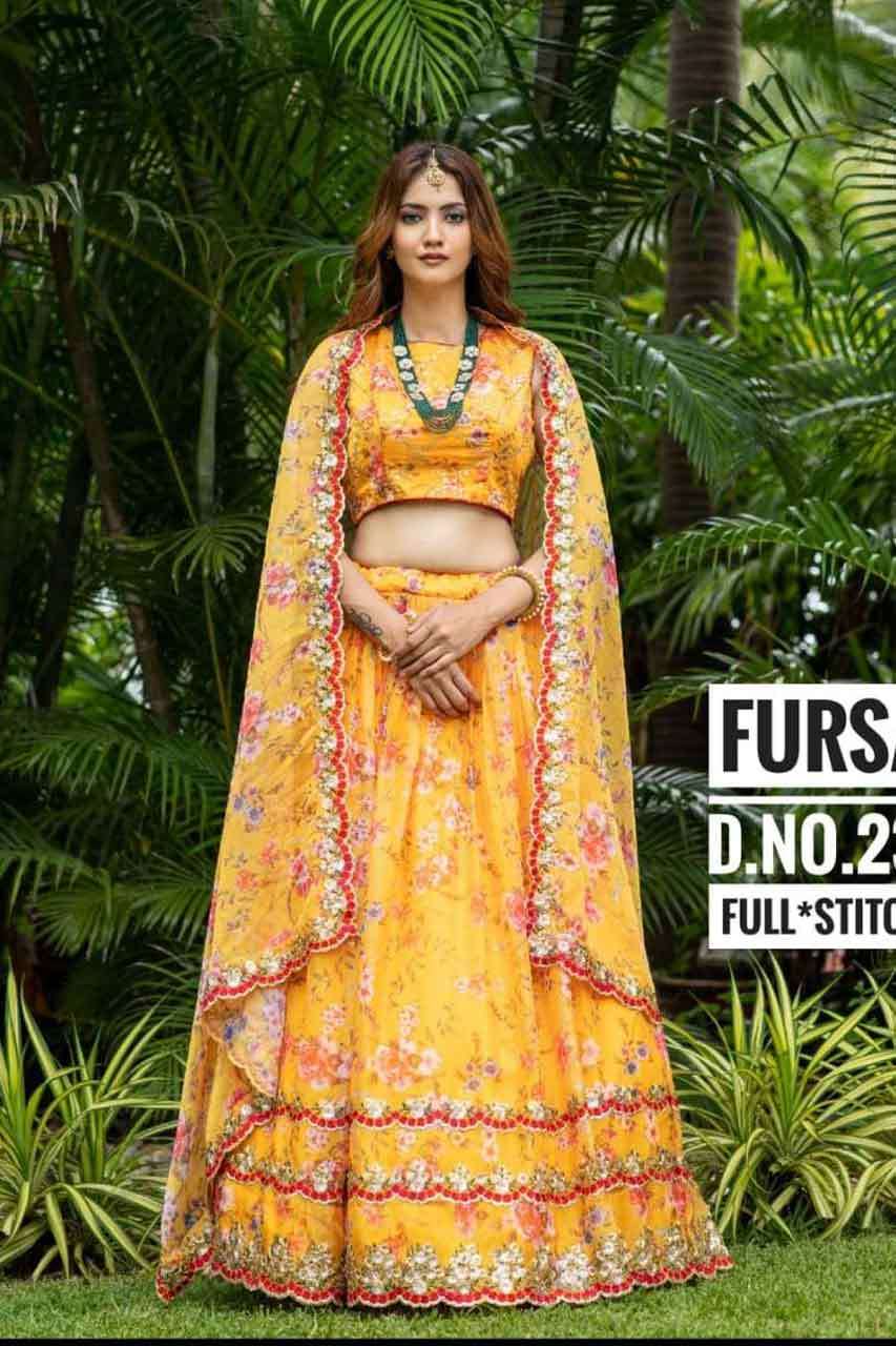 FURSAT BY ANANDAM 2351 TO 2355 SERIES WHOLESALE ORGANZA FULL...