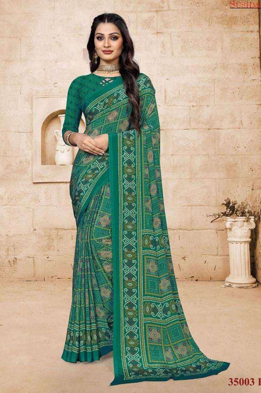 GRACE BY SUSHMA 35001-A TO 35005-B SERIES WHOLESALE CREPE SE...