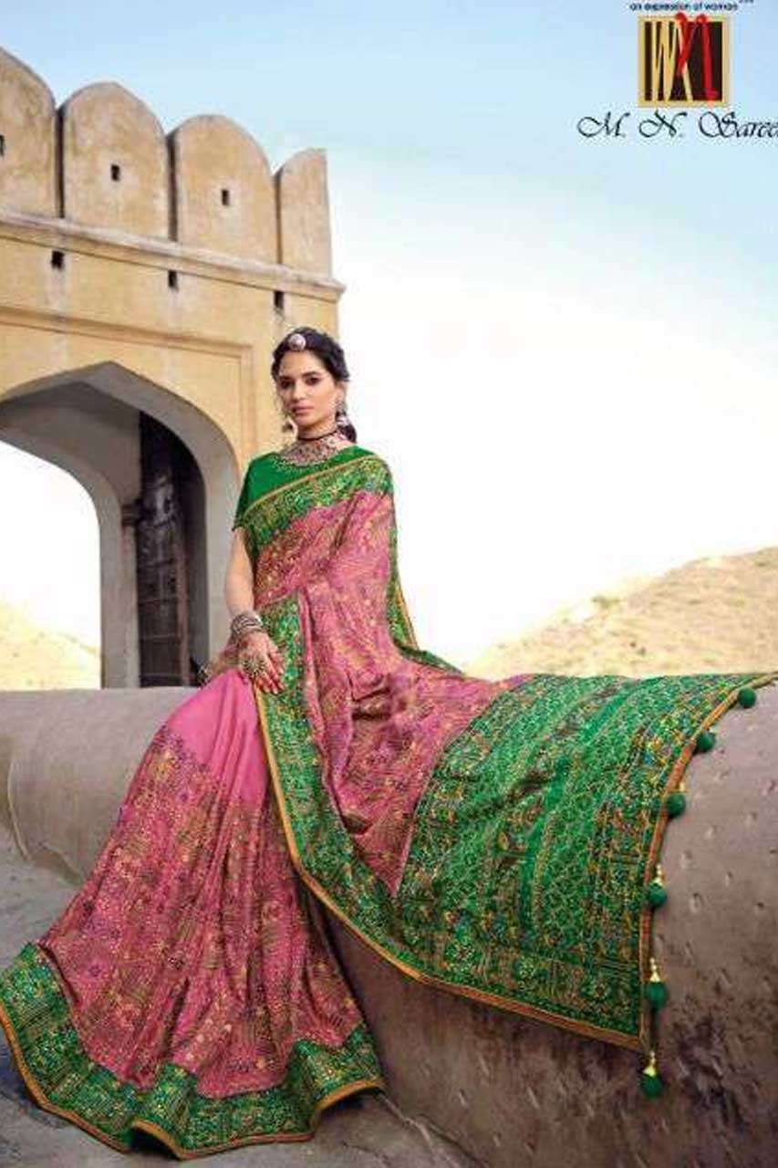KACHI WORK VOL-3 BY MN SAREES 6201 TO 6206 SERIES WHOLESALE ...