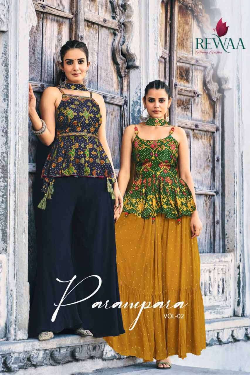 PARAMPARA VOL-2 BY REWAA 1 TO 13 SERIES WHOLESALE FANCY FULL...