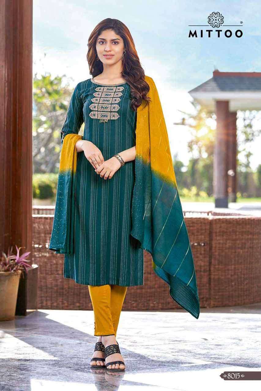 RANGPREET VOL-4 BY MITTOO 8015 TO 8020 SERIES WHOLESALE RAYO...