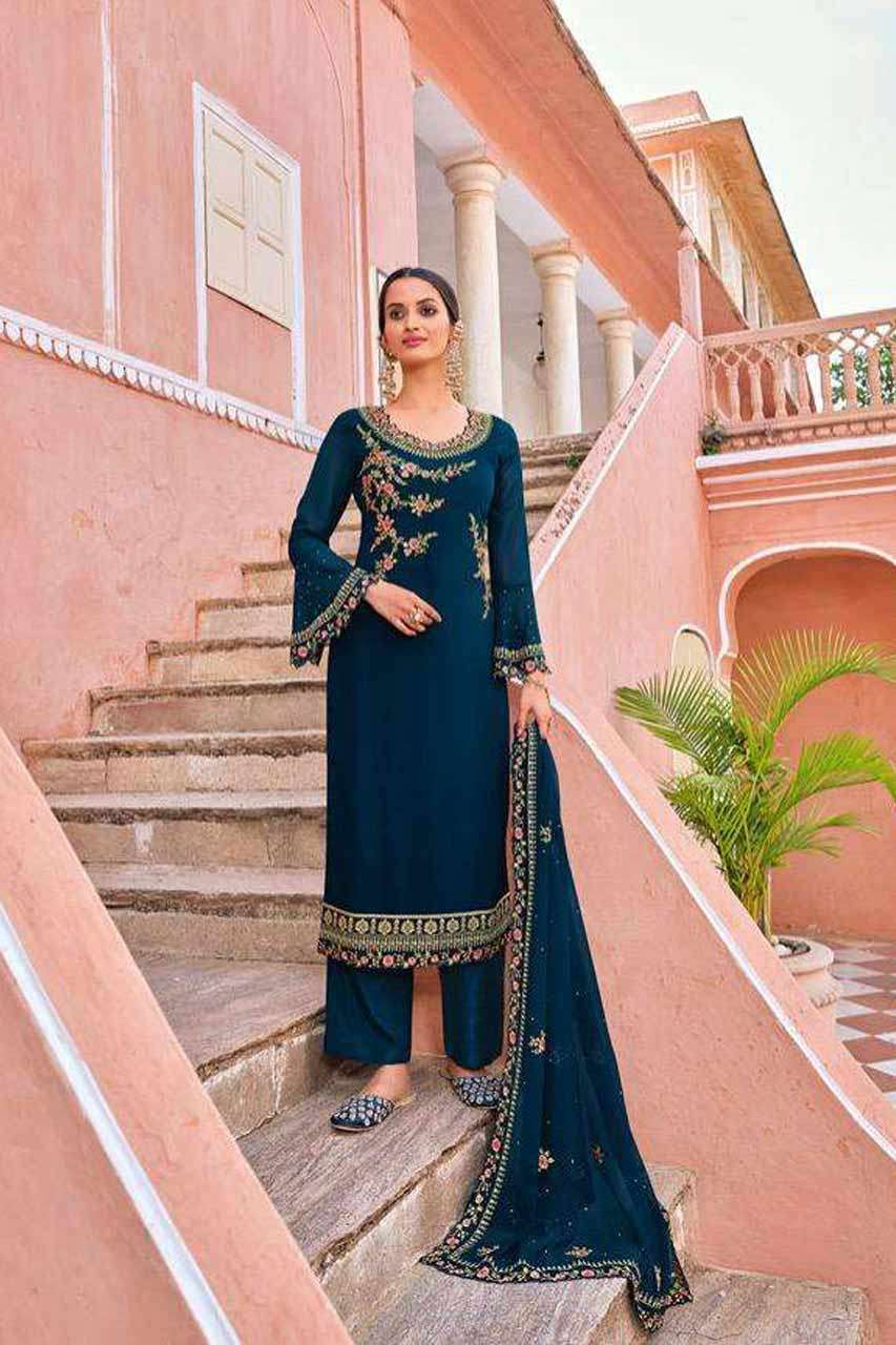 SIRAT BY GLOSSY 1872 TO 1875 SERIES WHOLESALE GEORGETTE UNST...