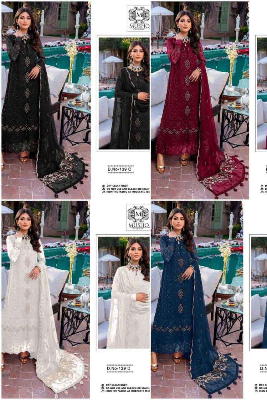 139 COLOURS BY MUSHQ 139-A TO 139-D SERIES WHOLESALE GEORGET...