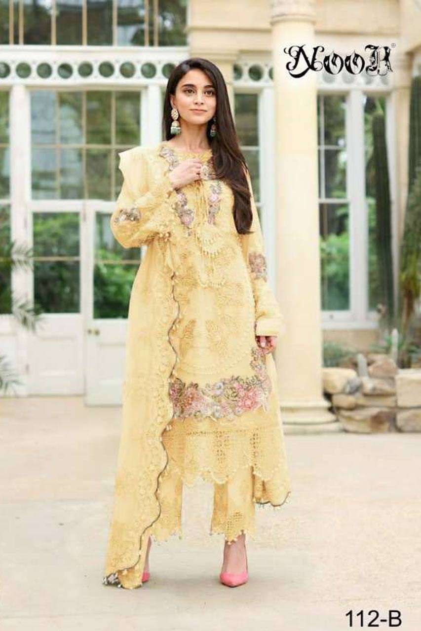 HIT DESIGNS BY NOOR 112-A TO 112-E SERIES WHOLESALE GEORGETT...