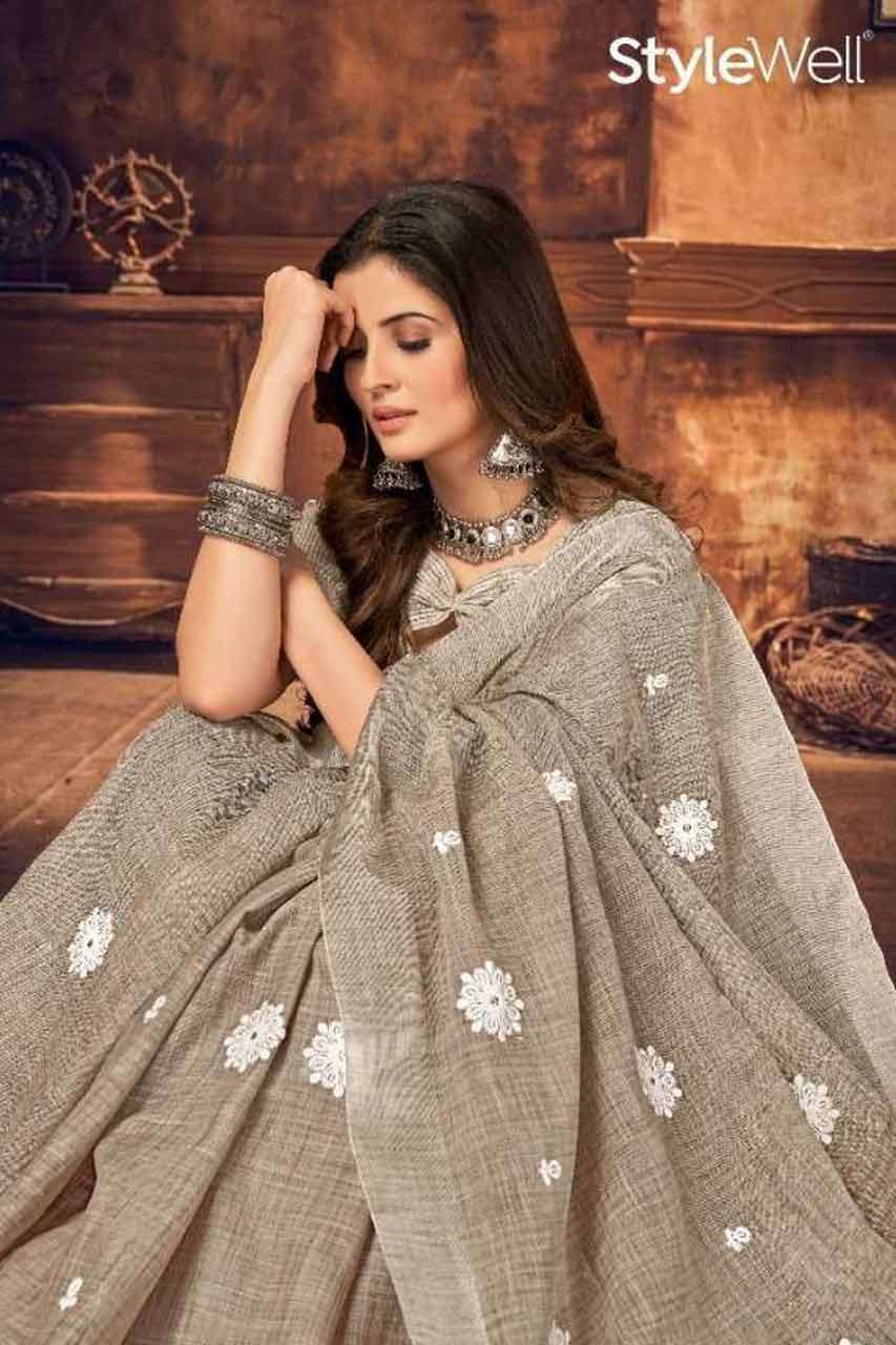 KAIRA BY STYLE WELL 551 TO 558 SERIES WHOLESALE LINEN SEMI S...