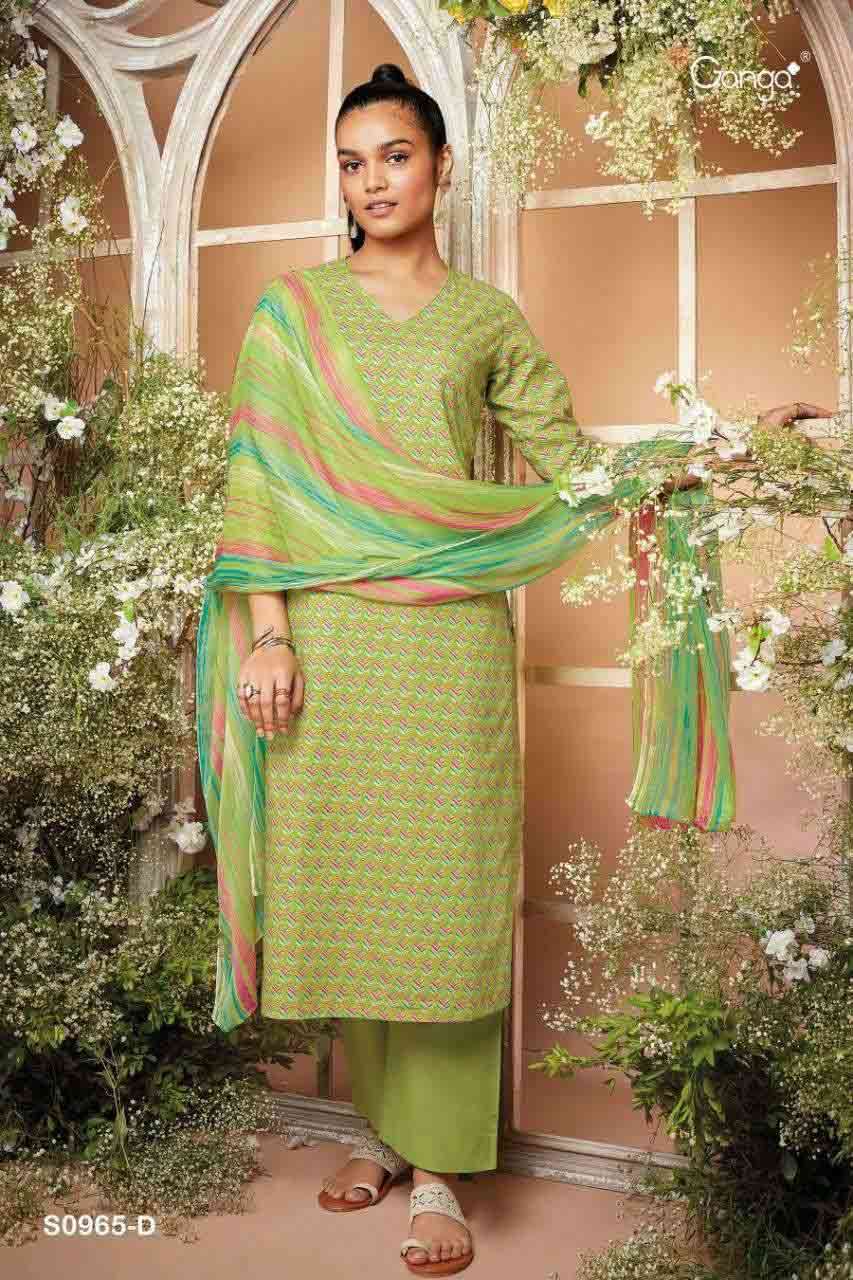 MELORA-965 BY GANGA FASHIONS 0965-A TO 965-D SERIES WHOLESAL...