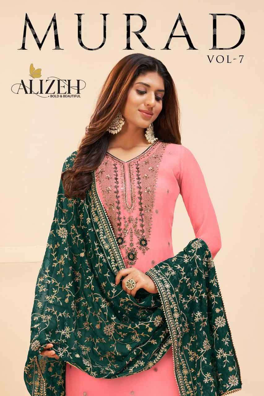 MURAD VOL-7 BY ALIZEH 2044-A TO 2044-D SERIES WHOLESALE GEOR...