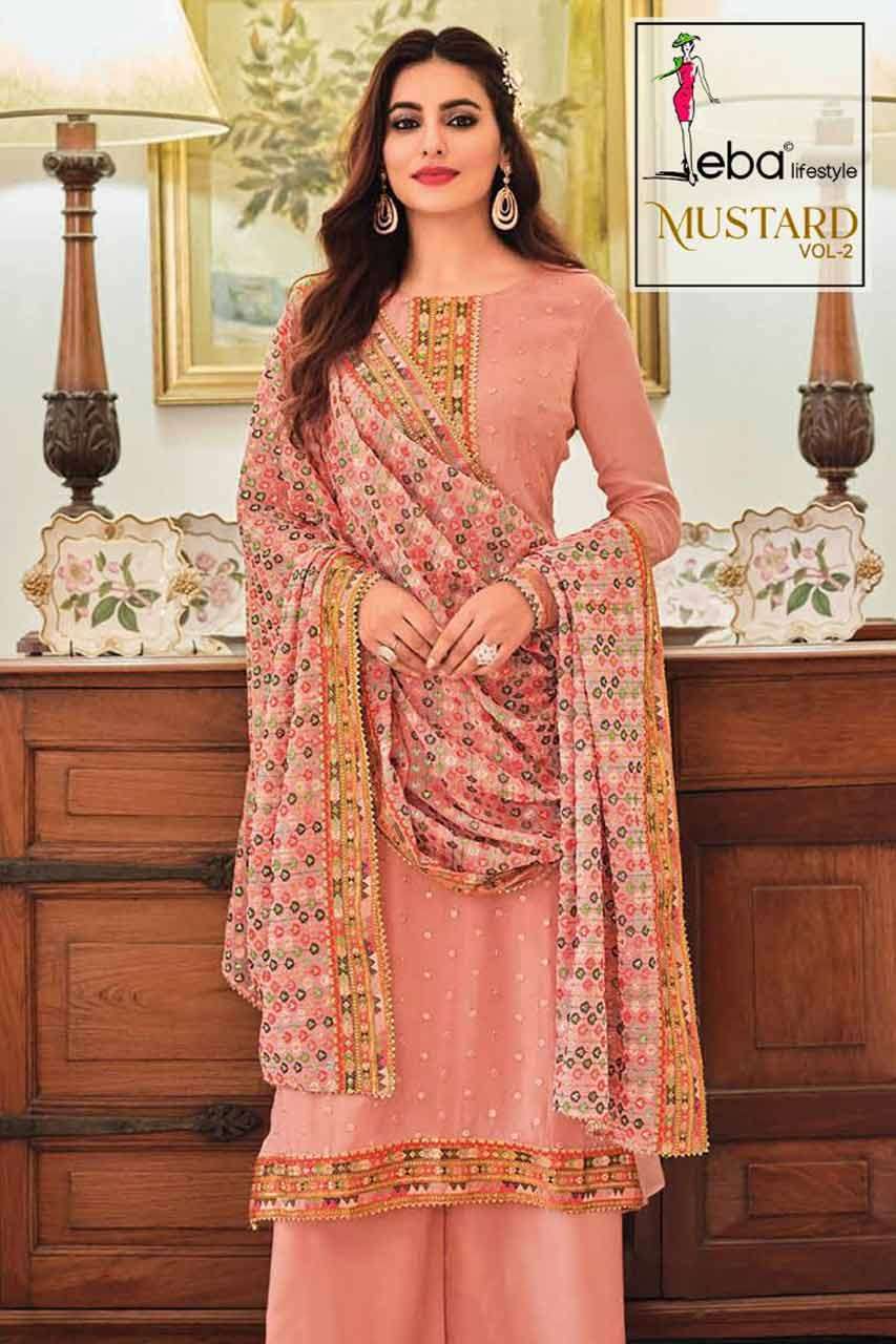 MUSTARD VOL-2 BY EBA LIFESTYLE 1349 TO 1354 SERIES WHOLESALE...