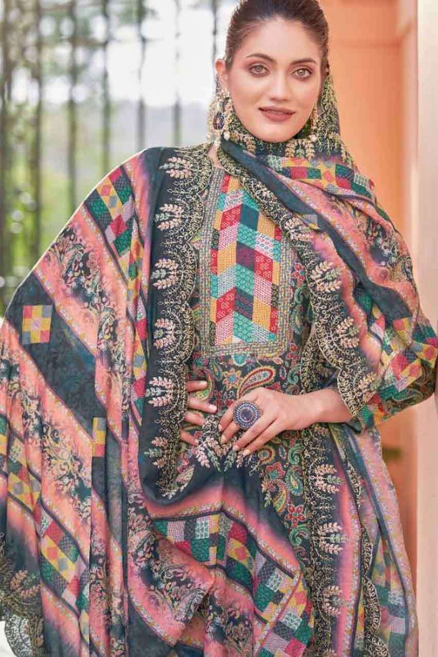 NATASHA BY ALOK SUIT 942001 TO 942008 SERIES WHOLESALE COTTO...