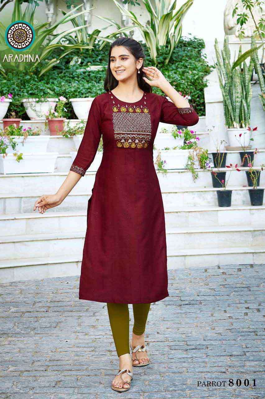 PARROT VOL-8 BY ARADHNA FASHION 8001 TO 8008 SERIES WHOLESAL...
