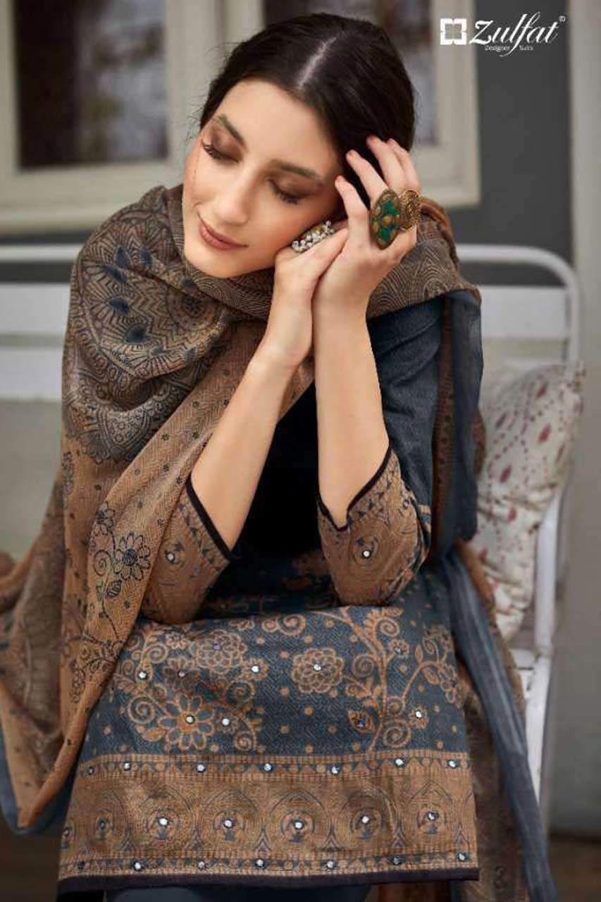 AAINA BY ZULFAT DESIGNER SUITS 432001 TO 432010 SERIES WHOLE...