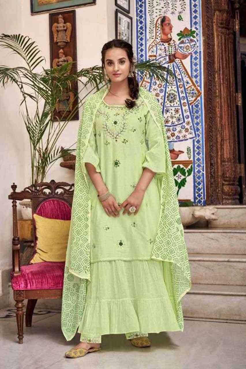 GHARANA BY SEVEN THREADS 1001 TO 1007 SERIES WHOLESALE COTTO...