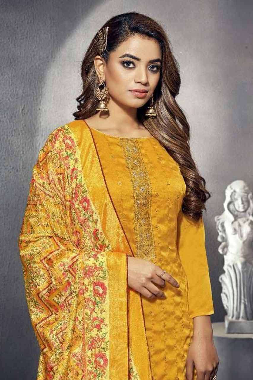 GLOSSY BY ALOK SUIT 893001 TO 893008 SERIES WHOLESALE SATIN ...