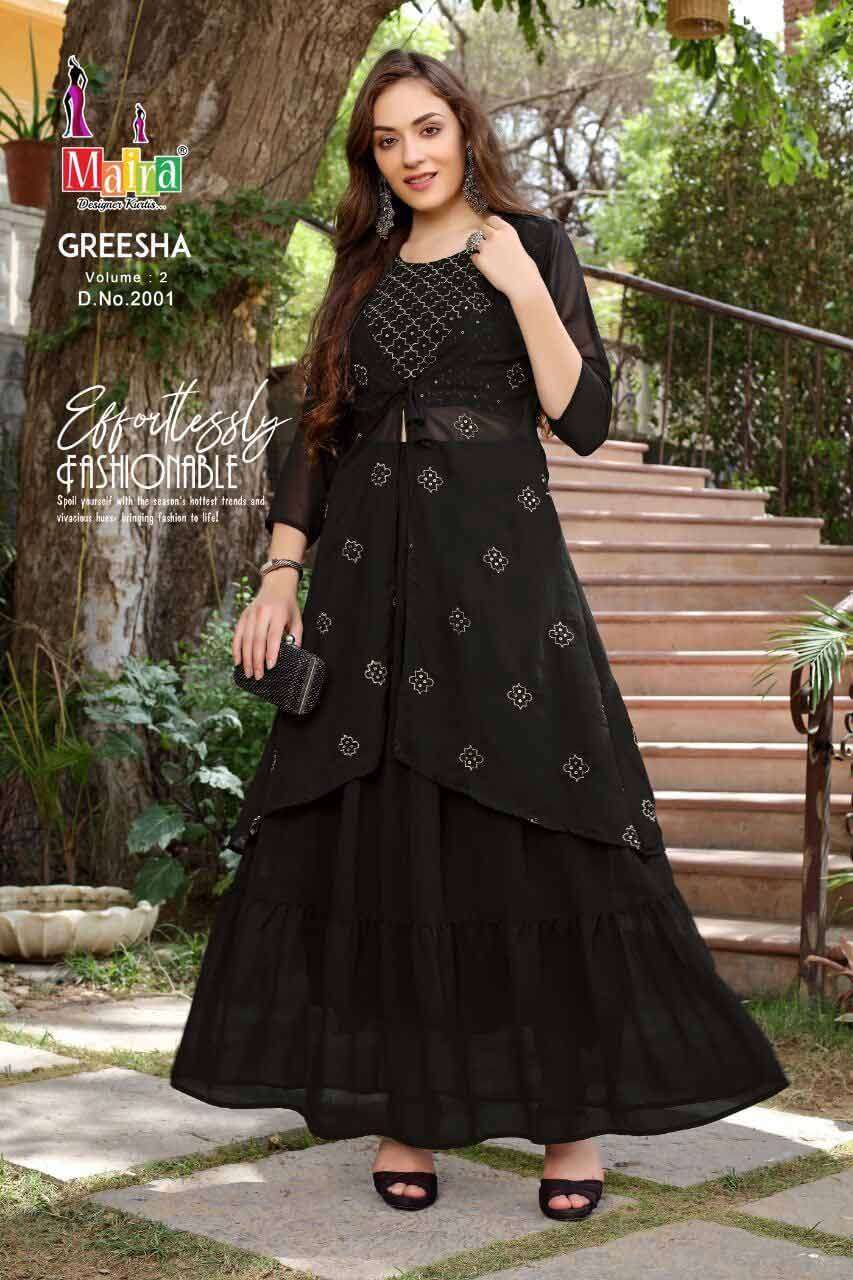GREESHA VOL-2 BY MAIRA 1001 TO 1006 SERIES WHOLESALE GEORGET...