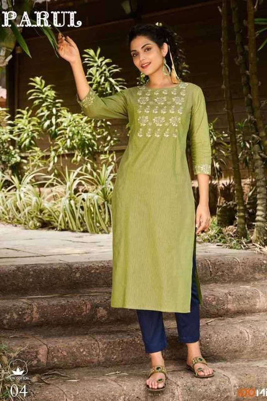 PARUL BY 100 MILES 1 TO 4 SERIES WHOLESALE COTTON FULL STITC...