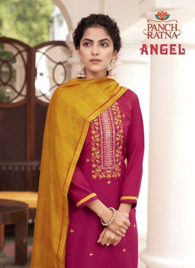 ANGEL BY PANCH RATAN 11671 TO 11675 SERIES WHOLESALE SILK SE...
