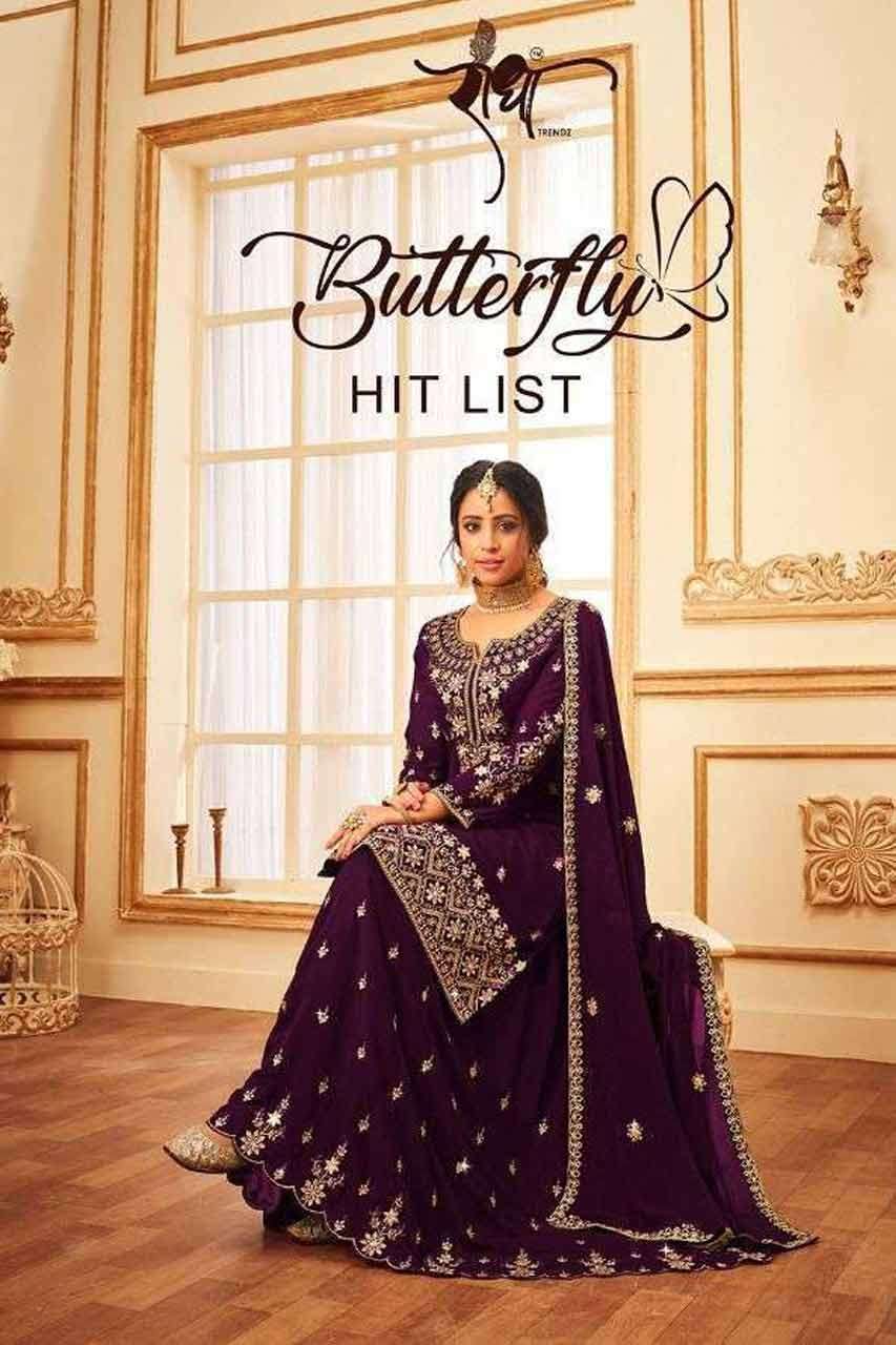BUTTERFLY HITLIST BY RADHA TRENDZ 861 TO 864 SERIES WHOLESAL...