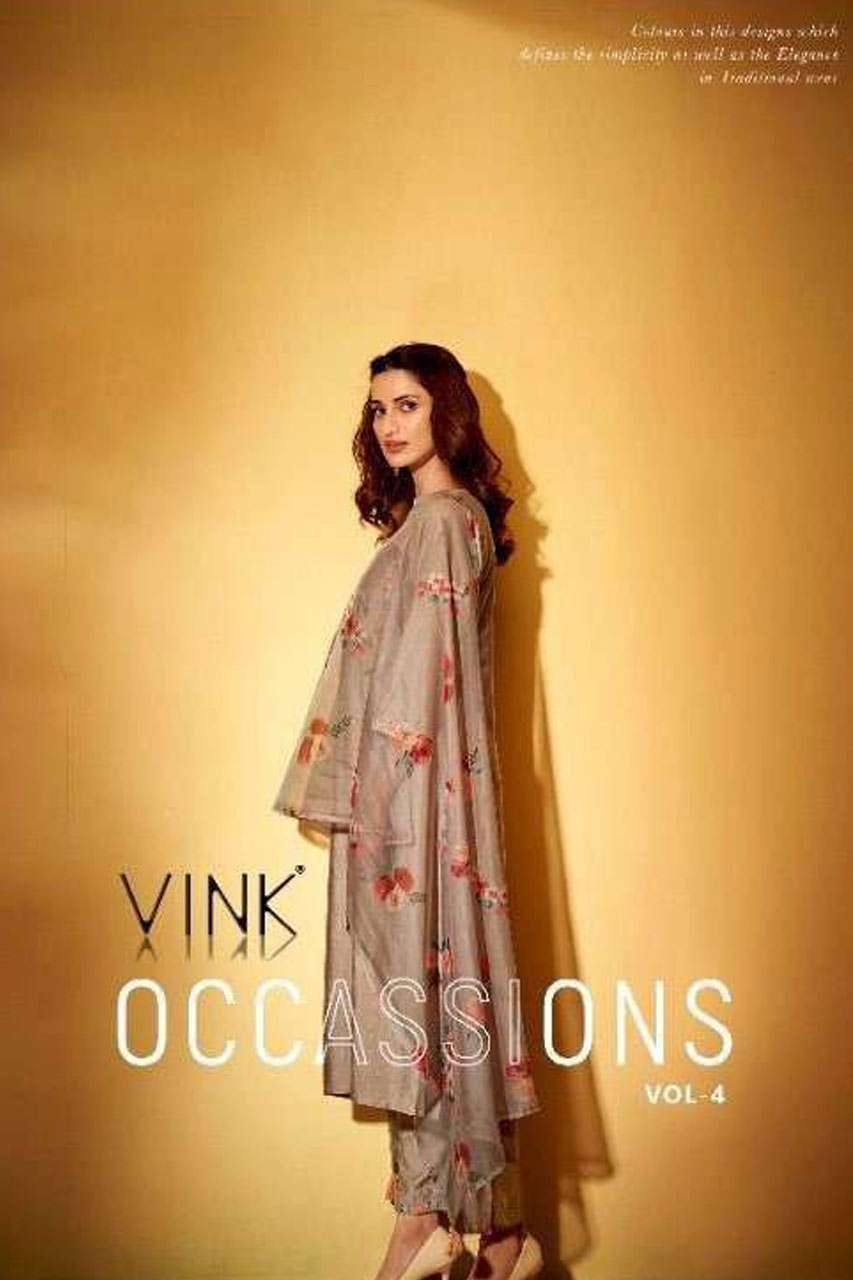 OCCASION VOL-4 BY VINK 1641 TO 1646 SERIES WHOLESALE ORGANZA...