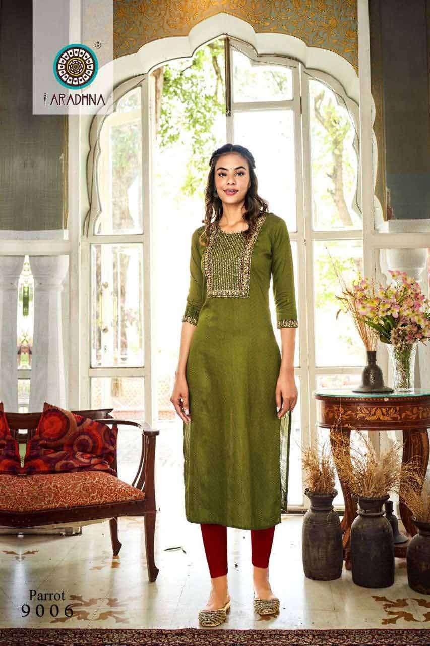 PARROT VOL-9 BY ARADHNA FASHION 9001 TO 9006 SERIES WHOLESAL...