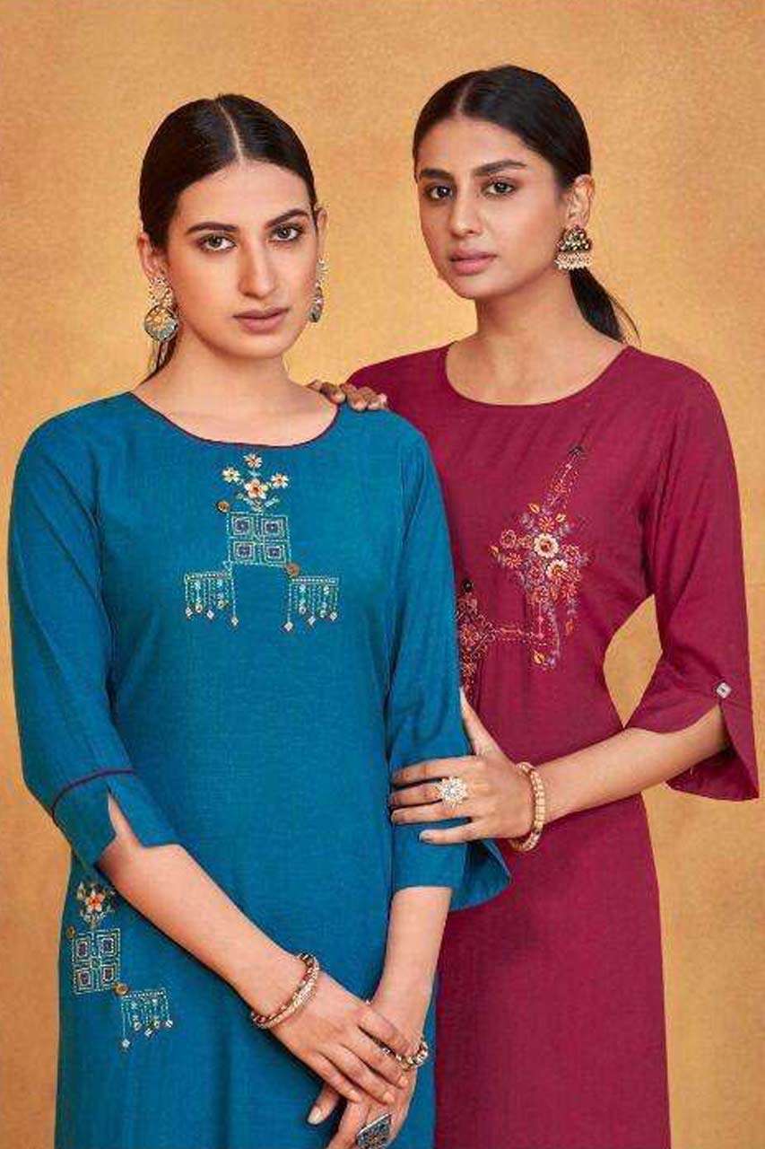AMOUR VOL-2 BY VAMIKA 201 TO 210 SERIES WHOLESALE VISCOSE FU...