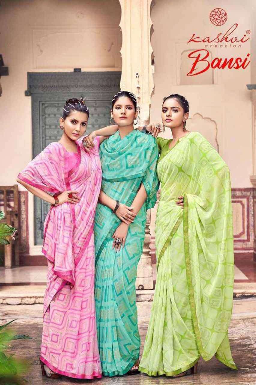 BANSI BY KASHVI CREATION 2521 TO 2530 SERIES WHOLESALE WEIGH...