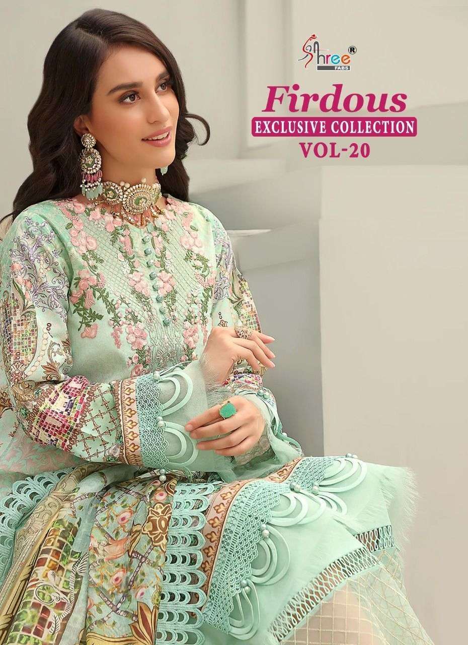 FIRDOUS EXCLUSIVE COLLECTION VOL-20 BY SHREE FABS 2329 TO 23...