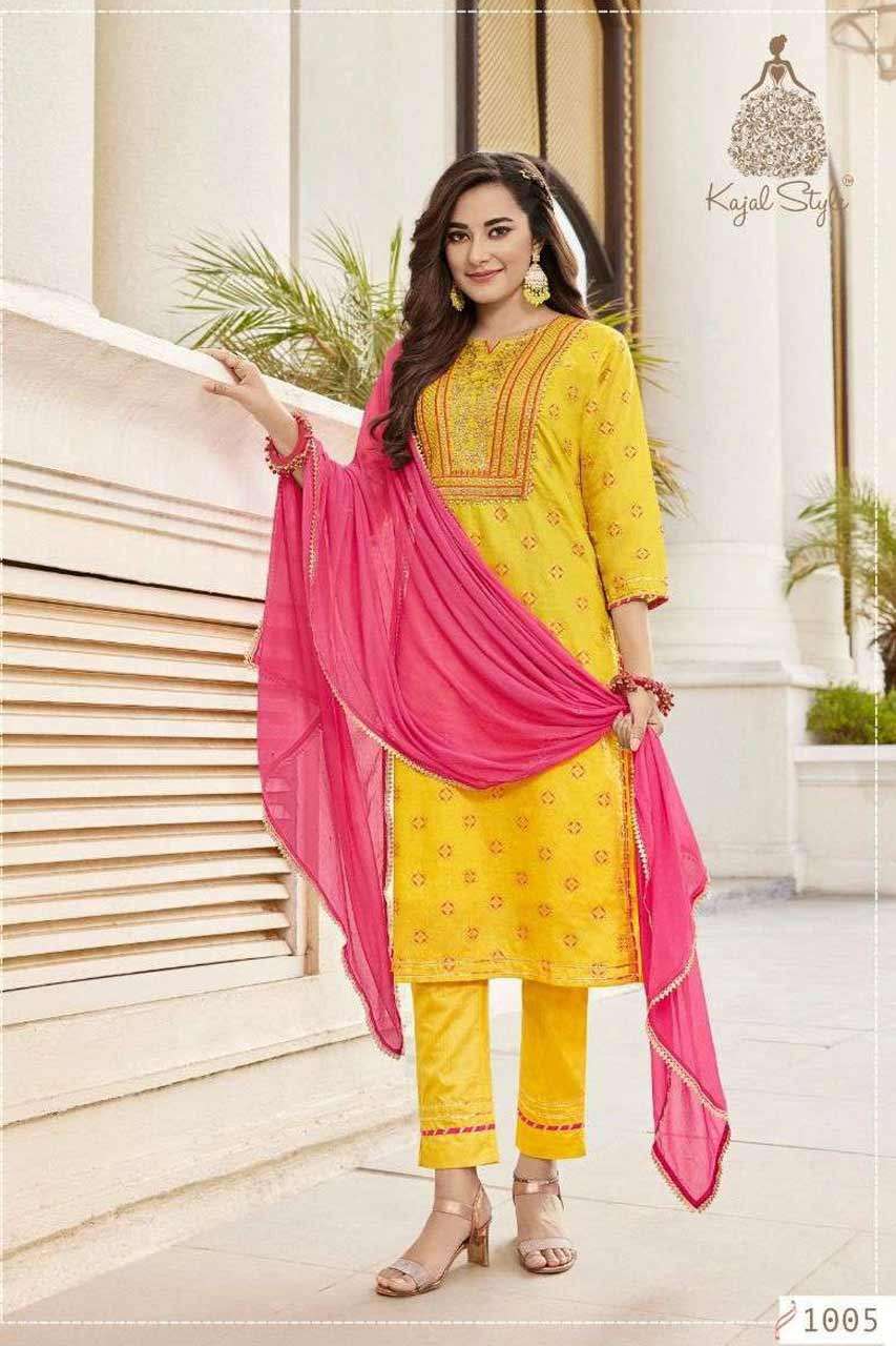 MAAN VOL-1 BY KAJAL STYLE 1001 TO 1008 SERIES WHOLESALE CHAN...