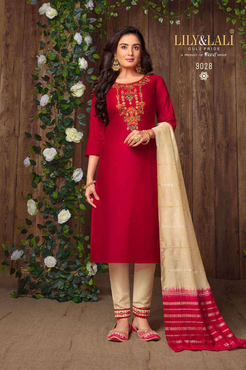 MADHVI BY LILY AND LALI 9021 TO 9028 SERIES WHOLESALE MASLN ...