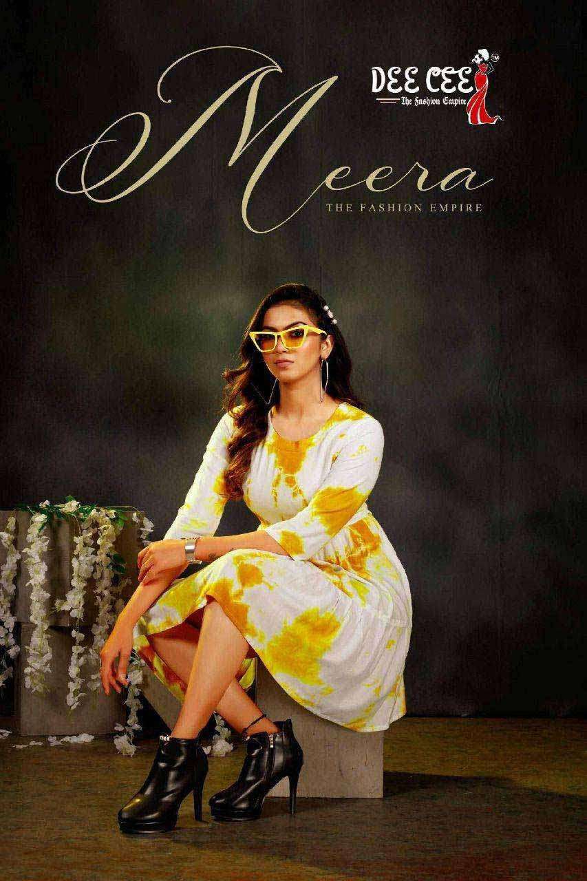 MEERA BY DEE CEE 101 TO 108 SERIES WHOLESALE RAYON FULL STIT...
