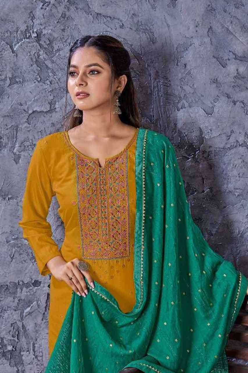 MONALI BY PANCH RATNA 12041 TO 12045 SERIES WHOLESALE SILK S...