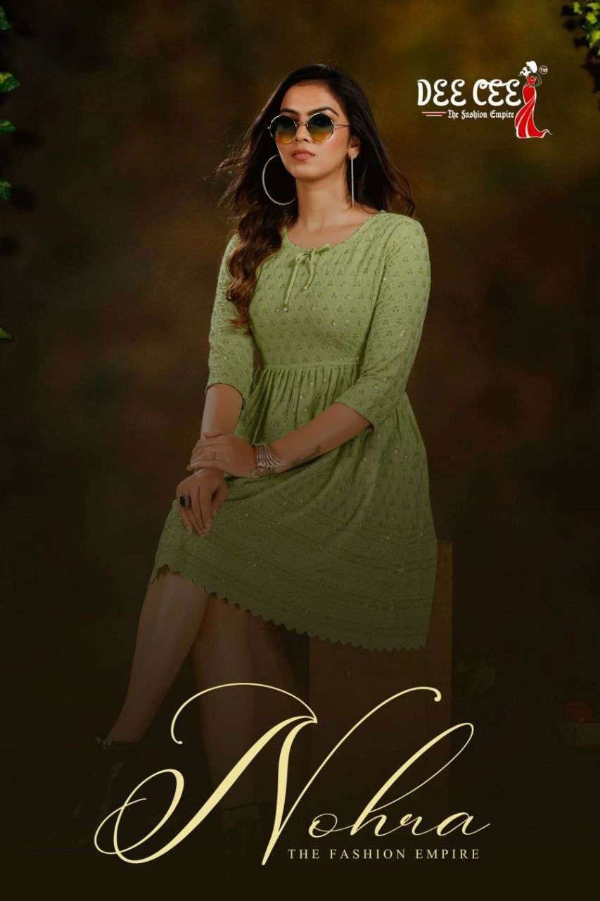 NOHRA BY DEE CEE 101 TO 108 SERIES WHOLESALE RAYON FULL STIT...