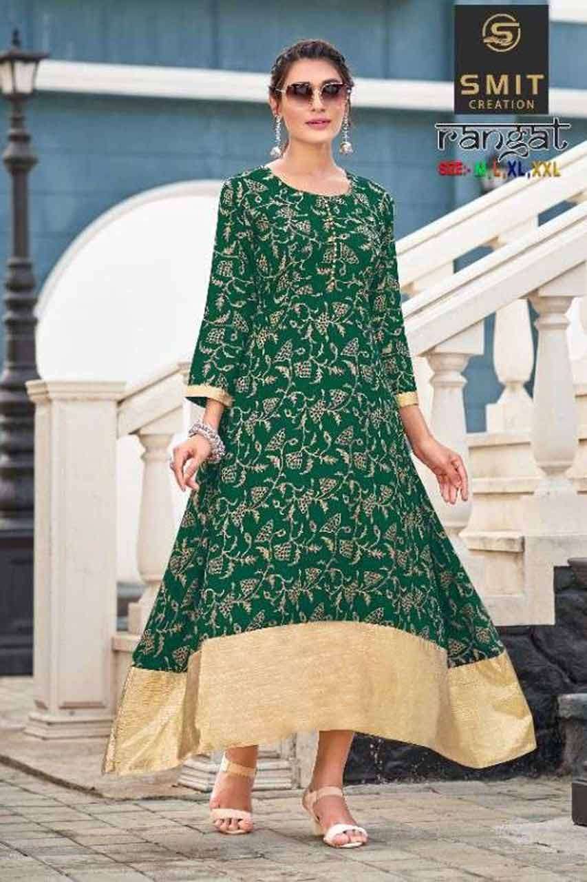 RANGAT GOWN BY SMIT CREATION 1001 TO 1004 SERIES WHOLESALE R...