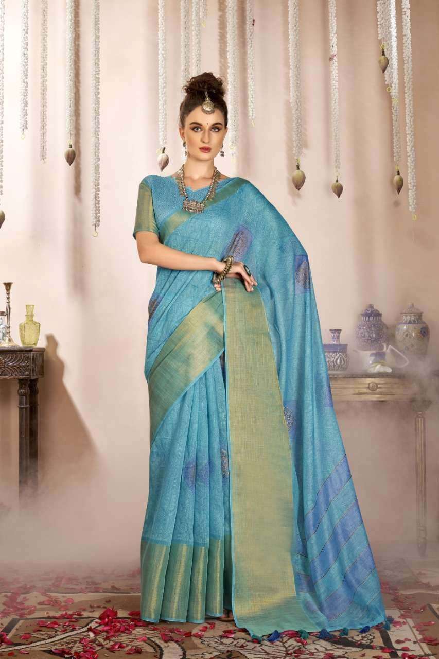 FRENCH VILLA BY TRIVENI 17431 TO 17438 SERIES WHOLESALE COTT...