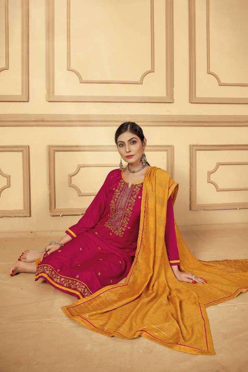 KHUSHALI BY PANCH RATNA 14021 TO 14025 SERIES WHOLESALE SILK...