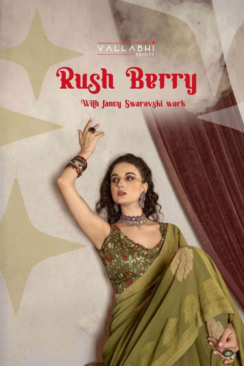 RUSH BERRY BY VALLABHI PRINTS 17361 TO 17368 SERIES WHOLESAL...
