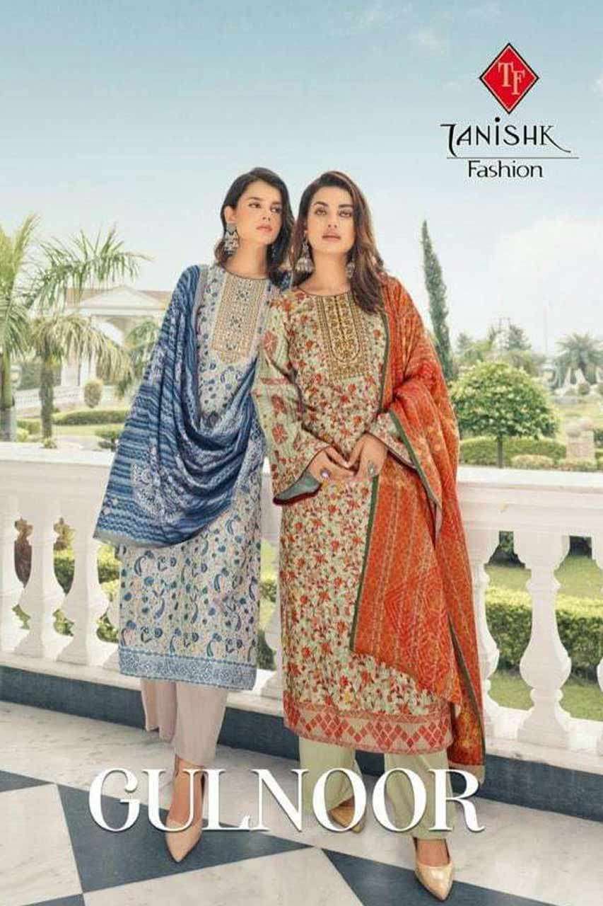 GULNOOR BY TANISHK FASHION 4001 TO 4006 SERIES WHOLESALE SIL...