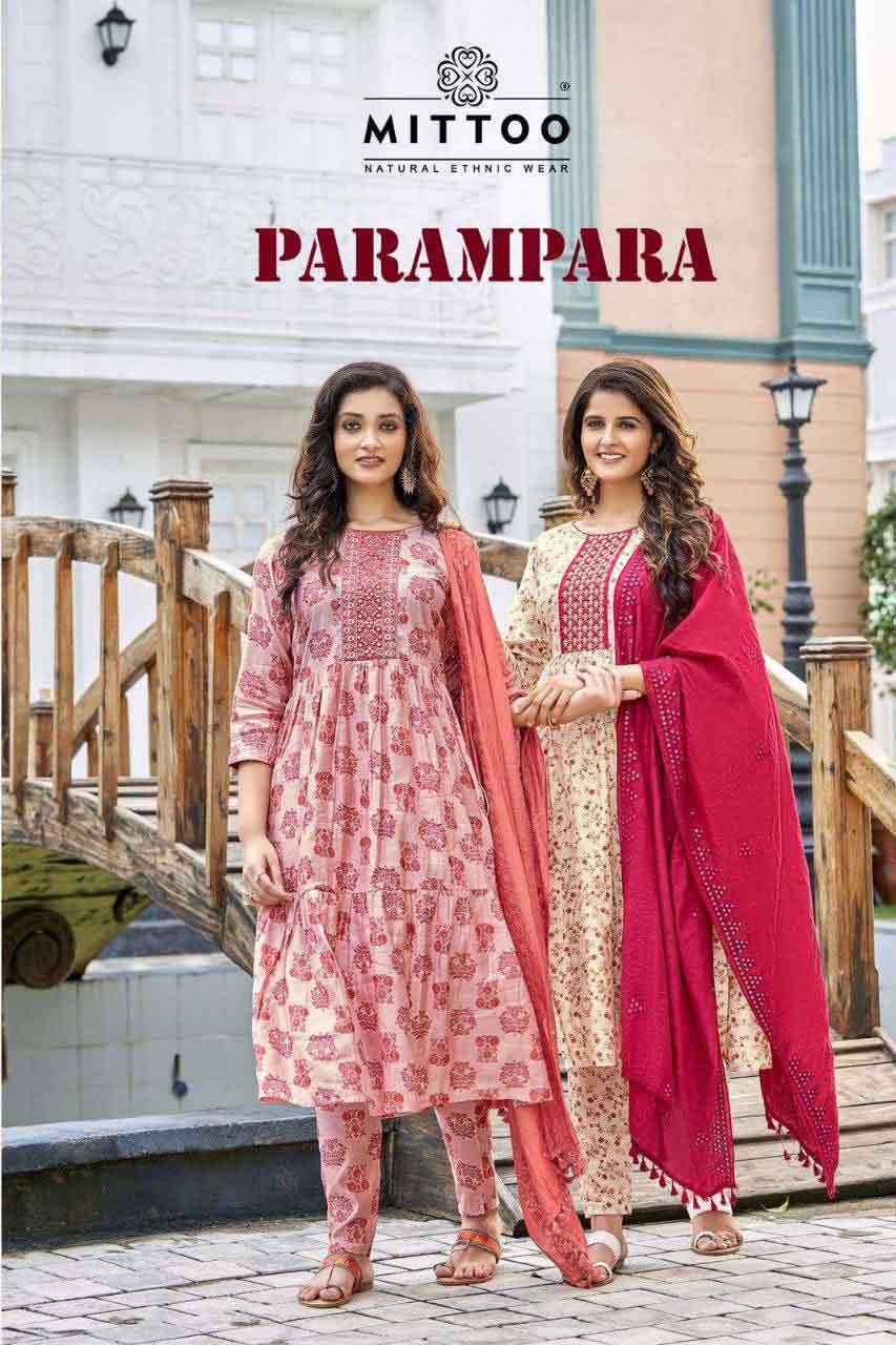 PARAMPARA BY MITTOO 3001 TO 3004 SERIES WHOLESALE SILK FULL ...