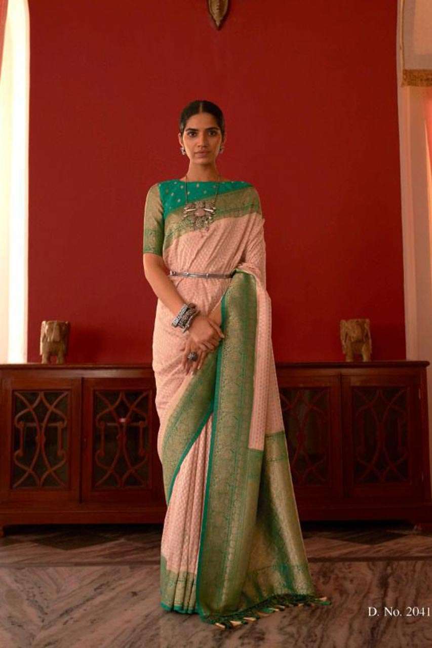 Buy Jaanvi Fashion Rama Green Bhagalpuri Cotton Silk Saree Online at Low  Prices in India 